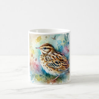 Mug Eurasian skylark 310724AREF131 - Watercolor