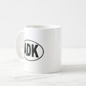 Mug Euro ovale d'ADK (Devant gauche)