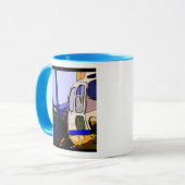 Mug Eurocopter AS350 une étoile (Devant gauche)