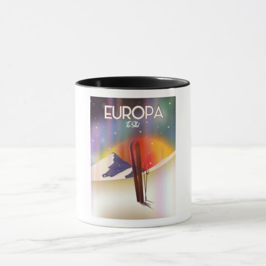 Mug Europa - Lune de Jupiter Art spatial. (Centre)