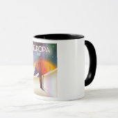 Mug Europa - Lune de Jupiter Art spatial. (Devant droit)
