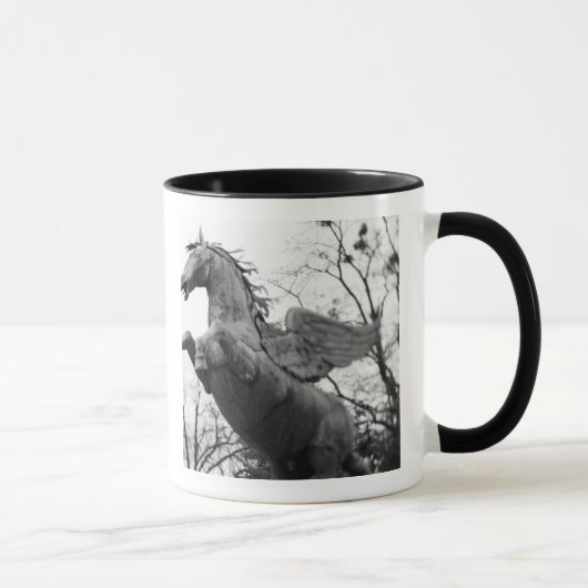 Mug Europe, Autriche, Salzbourg. statue de cheval ailé (Droite)