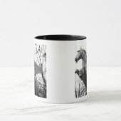 Mug Europe, Autriche, Salzbourg. statue de cheval ailé (Centre)