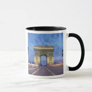 Mug Europe, France, Paris. Arc de Triomphe vu