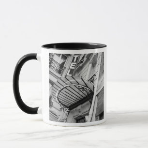 Mug Europe, France, Paris. Détail de l'hôtel de la Riv