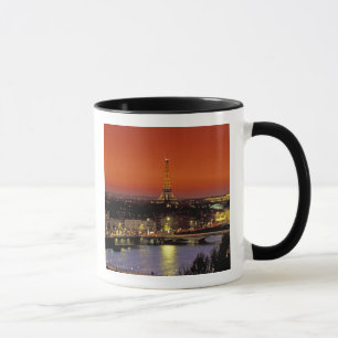 Mug Europe, France, Paris. Vue coucher de soleil de l'