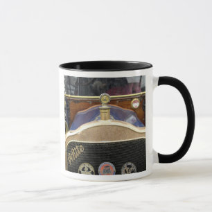Mug Europe, Irlande, Dublin. Vintage auto, blanc 2