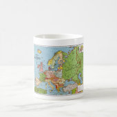 Mug Europe vintage Carte générale du XXe siècle (Centre)