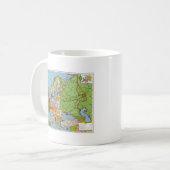 Mug Europe vintage Carte générale du XXe siècle (Devant gauche)