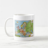 Mug Europe vintage Carte générale du XXe siècle (Gauche)