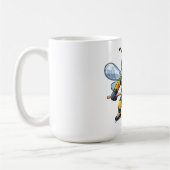 Mug European honey bee (Apis mellifera) (Gauche)
