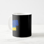 Mug European Union Eu For Ukraine - Ukraine Strong Clo (Devant gauche)
