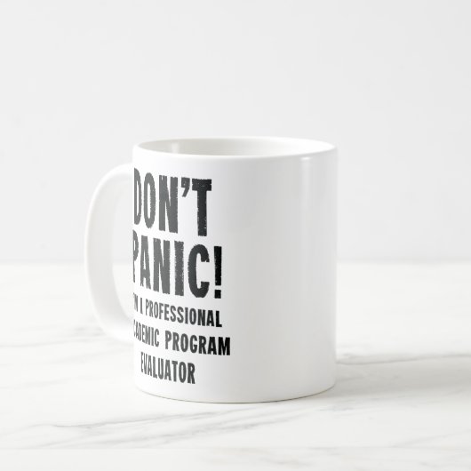 Mug Évaluateur de programme universitaire (Devant gauche)