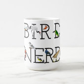 Mug Évaluation Nerd des oiseaux Trois (Centre)