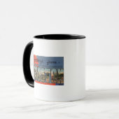 Mug Evanston, Illinois - Scènes de grandes lettres (Devant gauche)