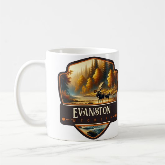 Mug Evanston, Wyoming | Vintage (Gauche)