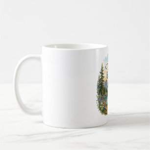Mug Évasion au lac du feu de camp de montagne sauvage