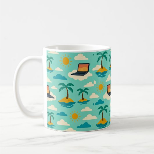 Mug Évasion de l'île de rêve (Gauche)