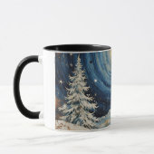 Mug Évasion de Noël hivernal vintage (Gauche)