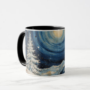 Mug Évasion de Noël hivernal vintage