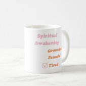 Mug Éveil spirituel amusant (Devant droit)