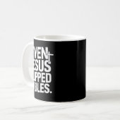 Mug Even Jesus Flipped Tables Funny Jesus Lovers Chris (Devant gauche)