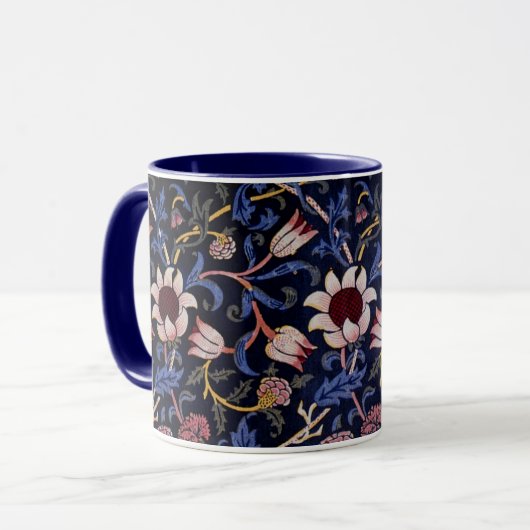 Mug Evenlode, famous William Morris pattern, (Devant gauche)
