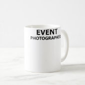 Mug Event Photographer Official Staff Job Employee Pho (Devant droit)
