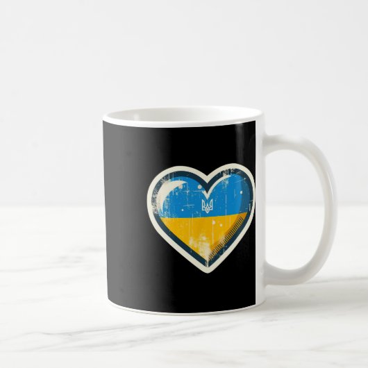 Mug Éventail ukrainien vintage Bynner Drapeau de l'Ukr (Droite)