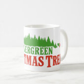 Mug Evergreen Christmas Tree Title (Devant droit)