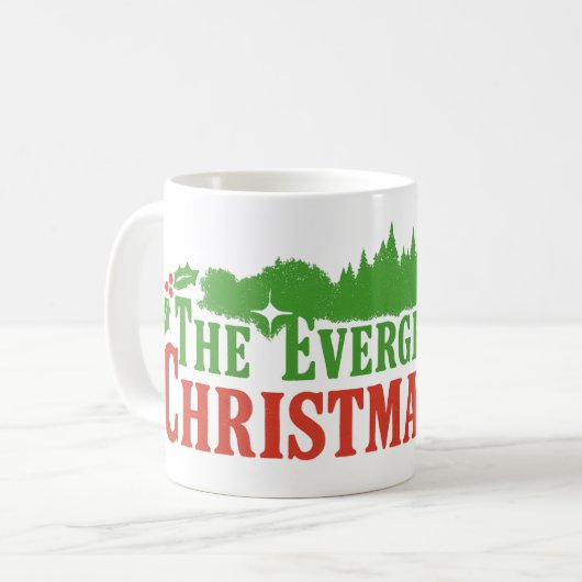 Mug Evergreen Christmas Tree Title (Devant gauche)