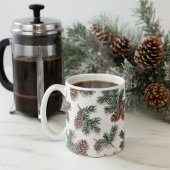 Mug Evergreen Pinecone Cozy Winter Coffee