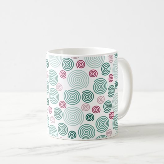 Mug Evergreen Swirl (Pattern) (Devant droit)