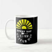 Mug Everyday Is A New Guitar Day Funny Quote Guitarist (Gauche)
