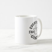 Mug Everyone's Favorite Ginger T Funny Gingerbread Man (Devant droit)