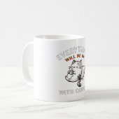 Mug Everything Will Be OK with Coffee Cat (Devant gauche)