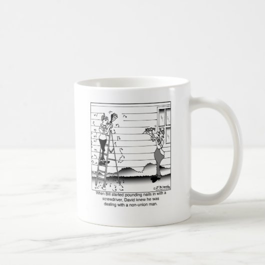 Mug Évidemment non un homme des syndicats (Droite)