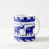 Mug Evil Eye Elephant Motif ornemental (Devant droit)