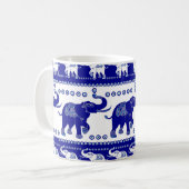 Mug Evil Eye Elephant Motif ornemental (Devant gauche)