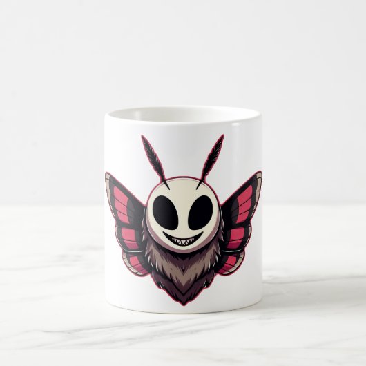 Mug Evil Moth - Mothman Cryptid (Centre)