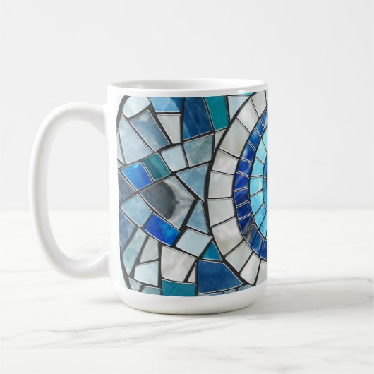 Mug Evil Oeil Amulet Mosaic Art (Gauche)