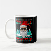 Mug Evil Santa Where's My Favorite Ho Funny Ugly Chris (Gauche)