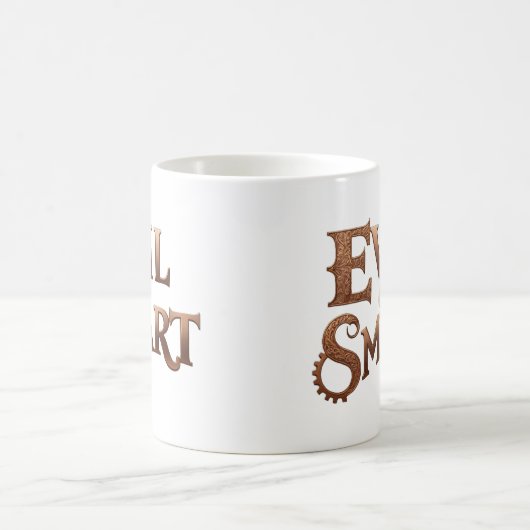 Mug Evil&Smart, uniquement écriture, texte only (Centre)