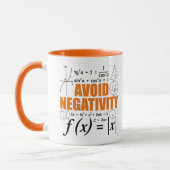 Mug Éviter la Négativité Enseignement Typographie Prof (Gauche)