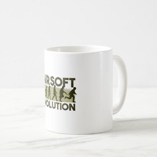 Mug Évolution Airsoft (Devant droit)