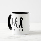 Mug Évolution : Birder (Devant gauche)