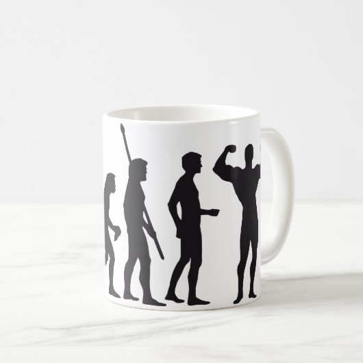 Mug evolution bodybuilding (Devant droit)