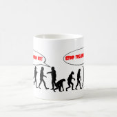 Mug Évolution. Cessez de me suivre (Centre)