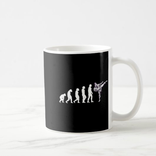 Mug Évolution Cool Taekwondo Karaté Aïkido Ju Jutsu (Droite)