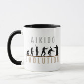 Mug Évolution d'Aikido (Gauche)
